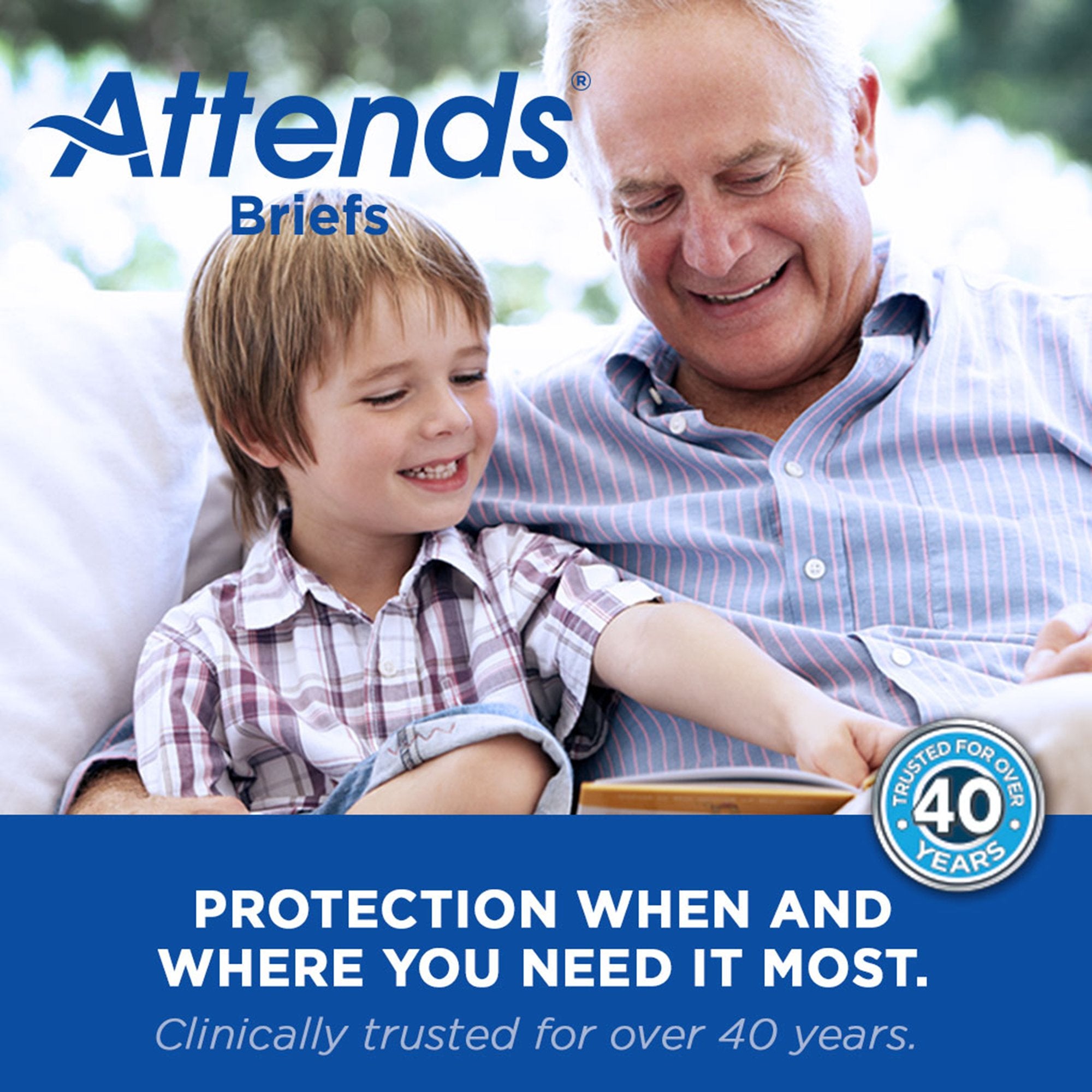 Attends® Briefs Youth/Small DD10