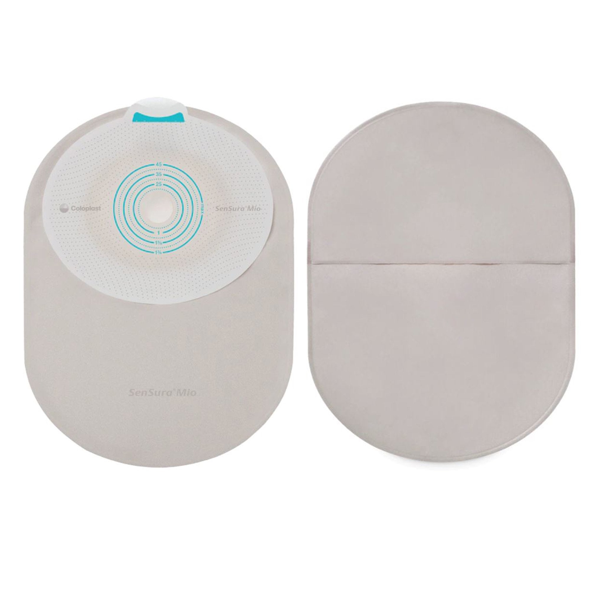 SenSura® Mio Flat 1-Piece Opaque Ostomy Pouch, Pre-cut to fit 35 mm Stoma 10884