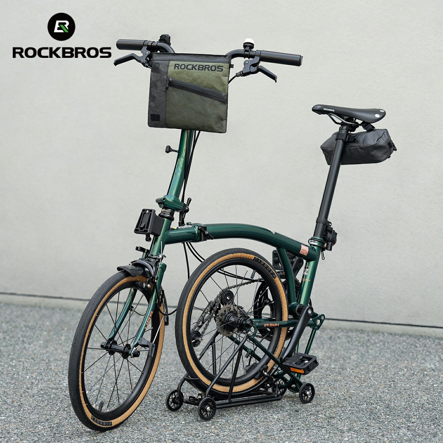 Sustainable Eco-Friendly Bike Handlebar Bag Crossbody Bag 1.5L