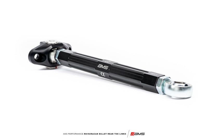 AMS Performance 2017+ Audi R8 RWD/AWD / 2015+ Lamborghini Huracan RWD Only Billet Rear Toe Links ALP.37.11.0010-1