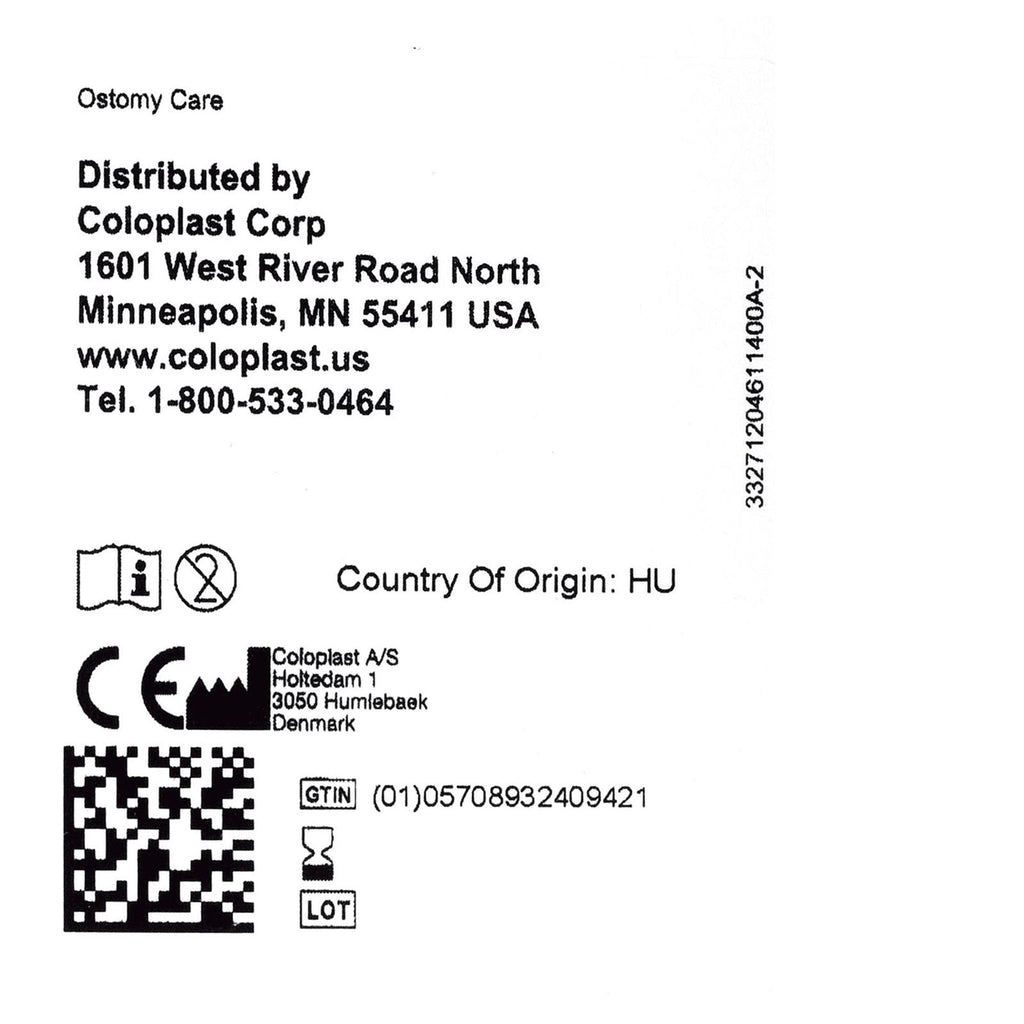Ostomy Seal Brava® Thick 3/4 Inch (18mm) Stoma 2-1/4 Inch (57 mm) 4.2mm Thick 12046