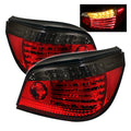 SPYDER BMW E60 5-Series 04-07 LED Tail Lights Red Smoke ALT-YD-BE6004-LED-RS 5000873