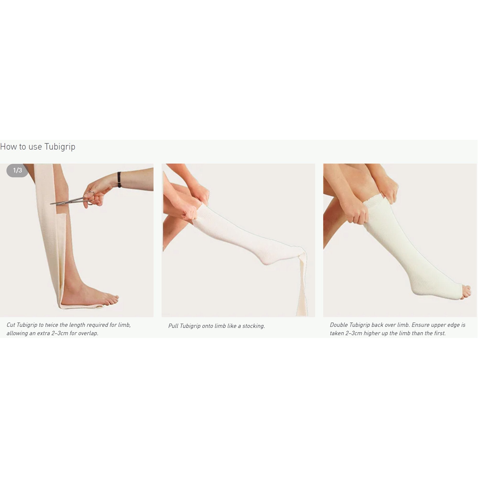 Tubigrip® Pull On Elastic Tubular Support Bandage, 1 Meter, Size C 1521