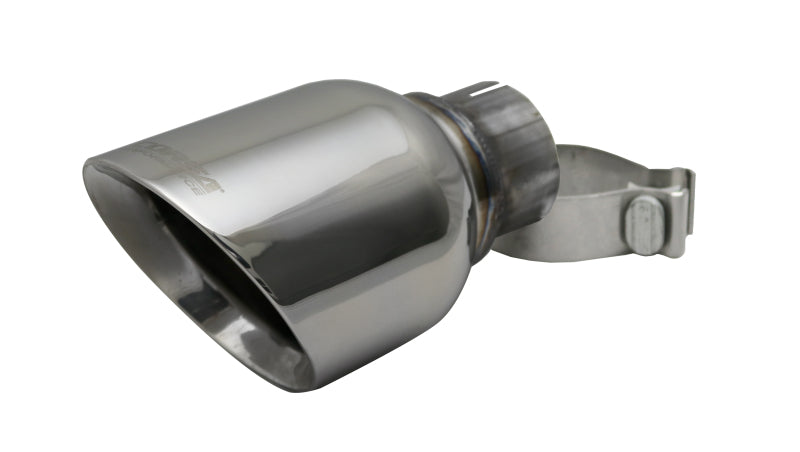 Corsa Performance Single Universal 2.5in Inlet / 4.5in Outlet Polished Pro-Series