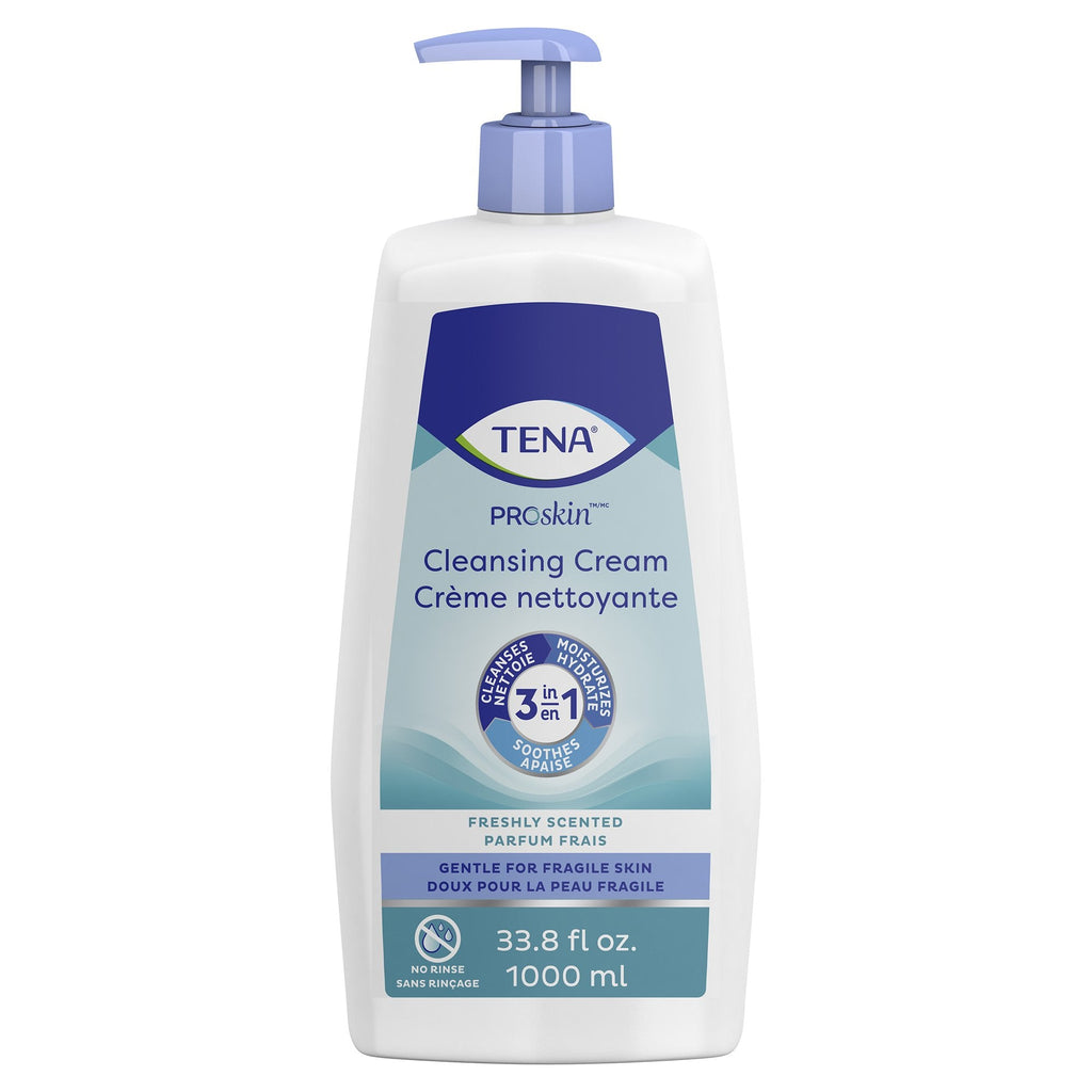 Tena® Body Wash Cleansing Cream, Alcohol-Free 3-in-1 Formula, Scented, 1,000 mL 64435