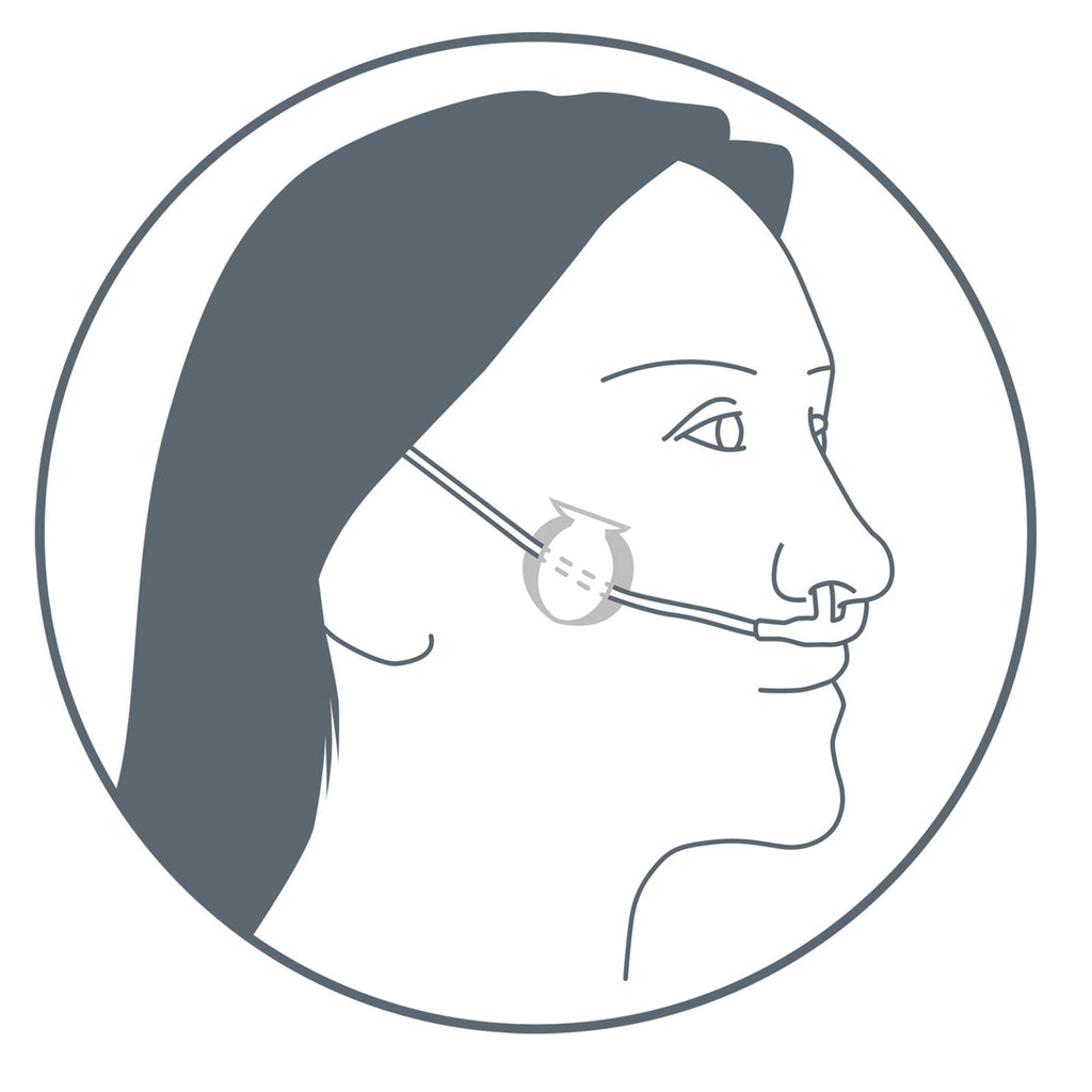 Nasal Cannula Securement Sticker RES080