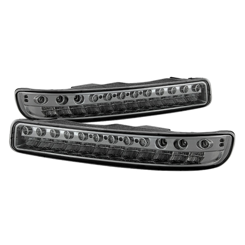 SPYDER Xtune GMC Sierra 99-06 Full LED Bumper Lights Smoke CBL-JH-GS99-LED-SM 9027130