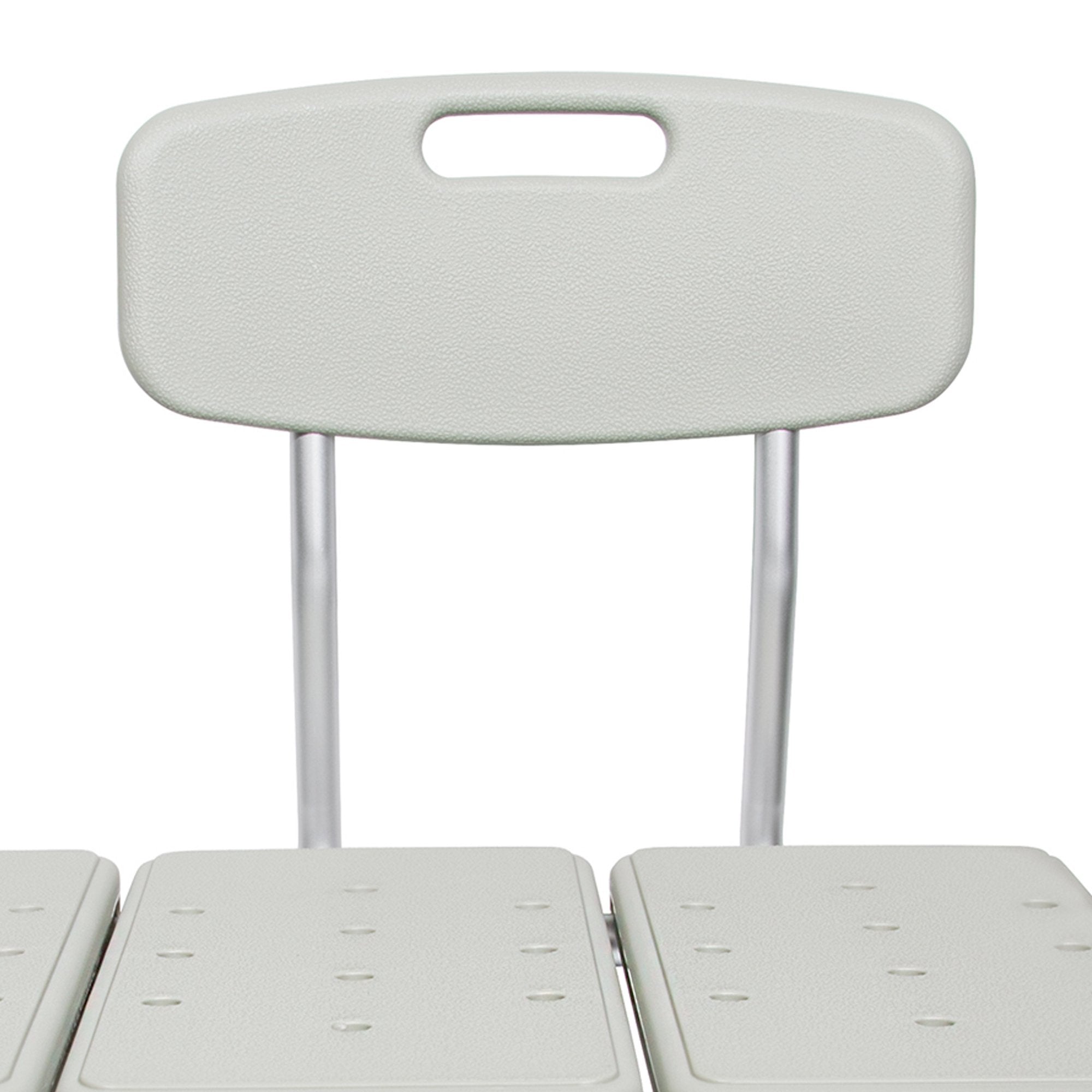 McKesson Aluminum Transfer Bench with Reversible Back 146-RTL12031KDR