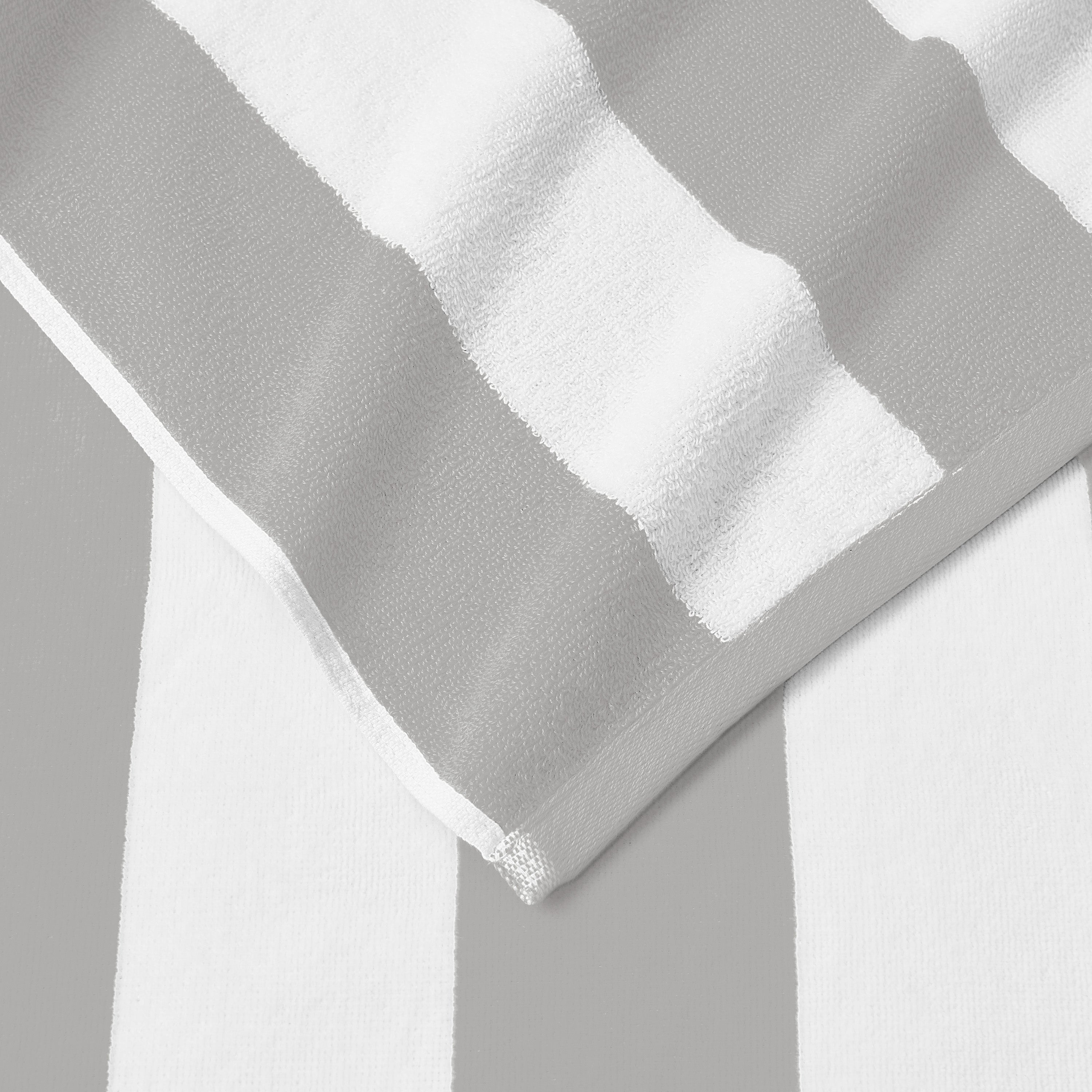 Cotton Velour Cabana Stripe Beach Towel - Novia Collection