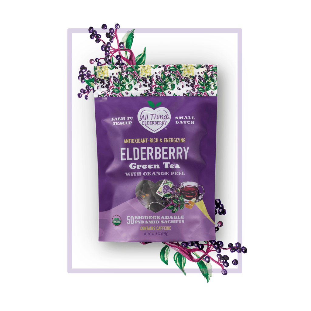 Elderberry Green Tea Blend - PhishStones Products