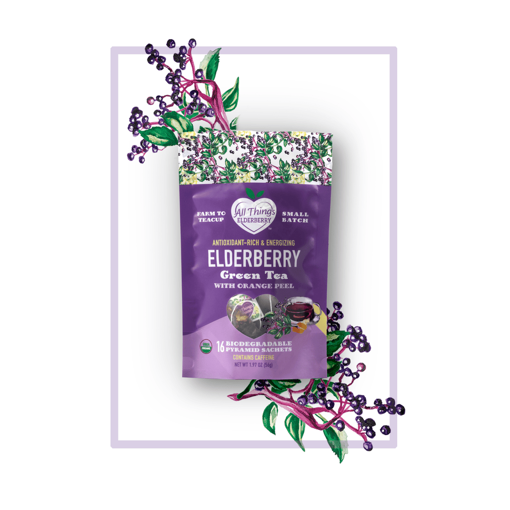 Elderberry Green Tea Blend - PhishStones Products