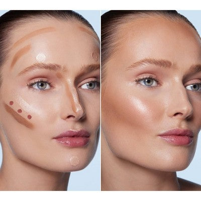 e.l.f. Halo Glow Contour Beauty Wand Light/Medium 0.33 fl oz - Imperfect Box - PhishStones Products