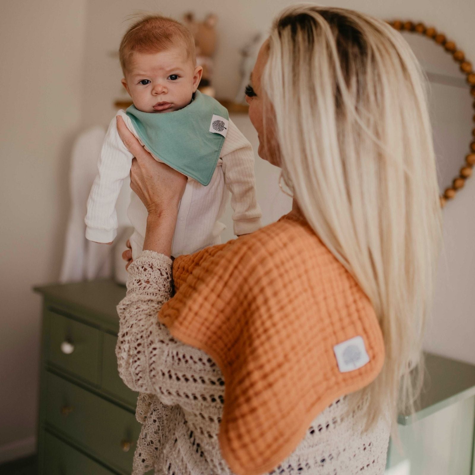 Estes Set - Muslin Burp Cloths (4 Pack) - PhishStones Products