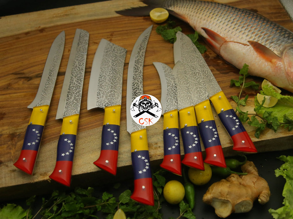 Etchy Blades with Venezuela Flag Handle - PhishStones Products
