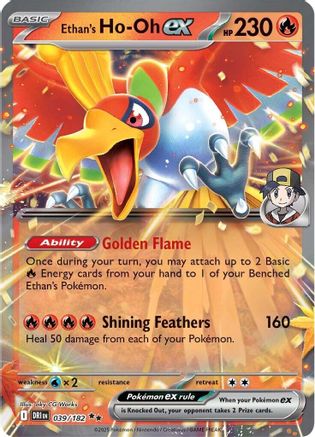 Ethan's Ho - Oh ex 039/182 - SV10 Destined Rivals Holofoil - PhishStones Products