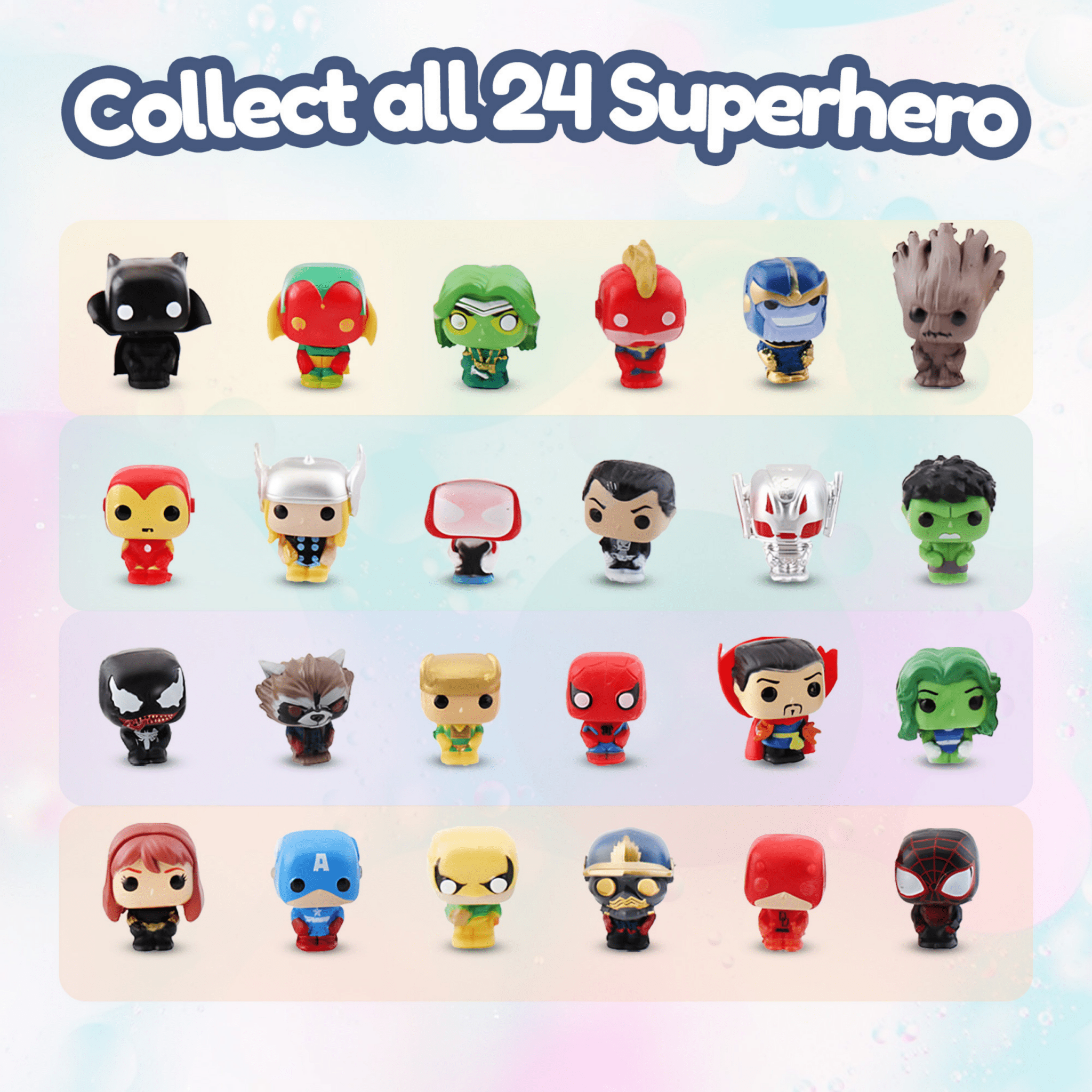 EvolutionUSA 1pc Epic Superhero Bath Bombs for Kids – Super Hero Bath Bomb with Toy Inside, Lush Children Bathbomb Easter, Organic Bathbomb with Surprise Inside, Fun Superhero Bath Fizzer Valentines - PhishStones Products