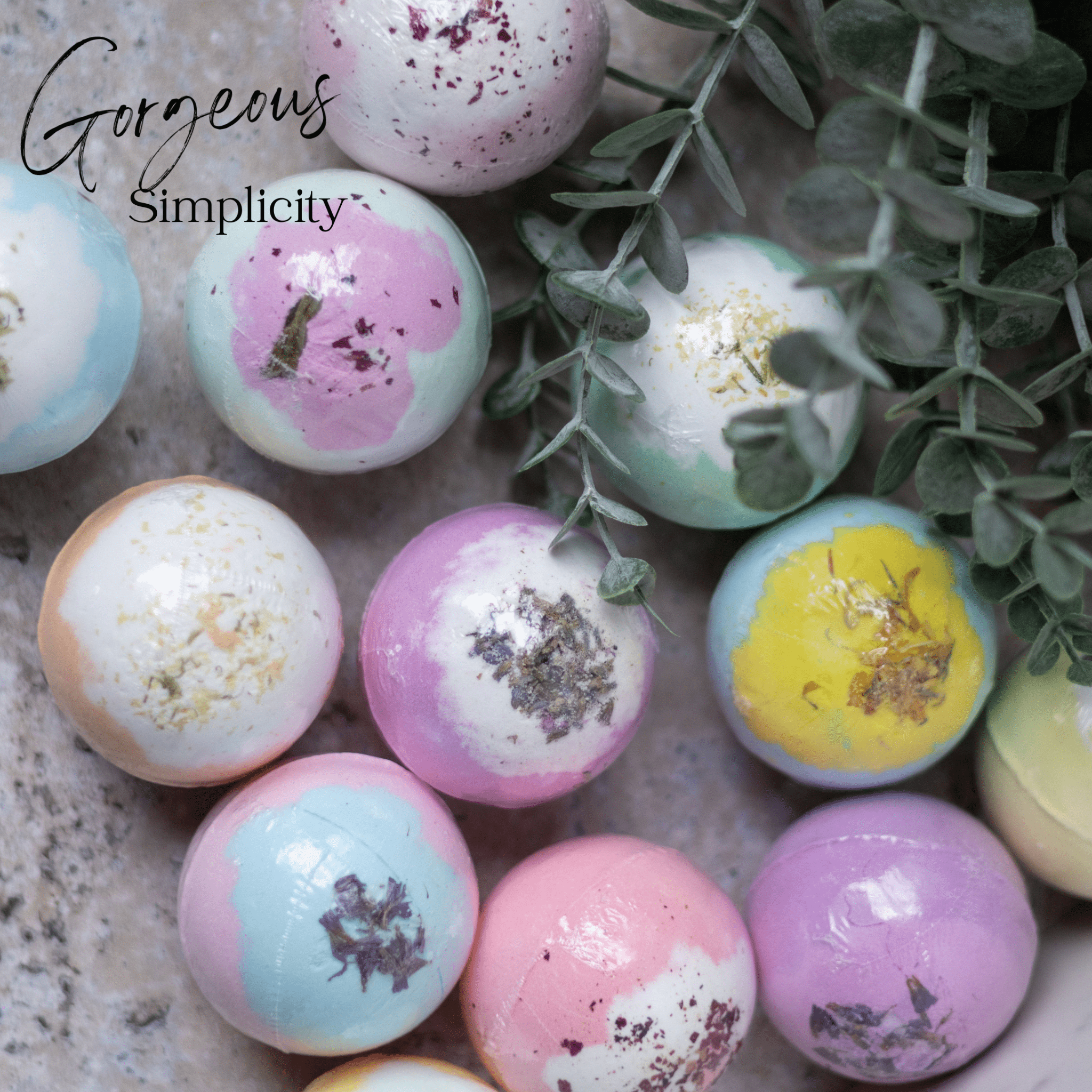 EvolutionUSA Inspire Bath Bombs for Women & Girls – 12 Flower Topped Bath Bombs Girls, Lush Womans Bathbomb Set, Organic Bath Fizzers, Luxury Gift Mothers Day, Birthday, Valentines, Easter or Self Care - PhishStones Products