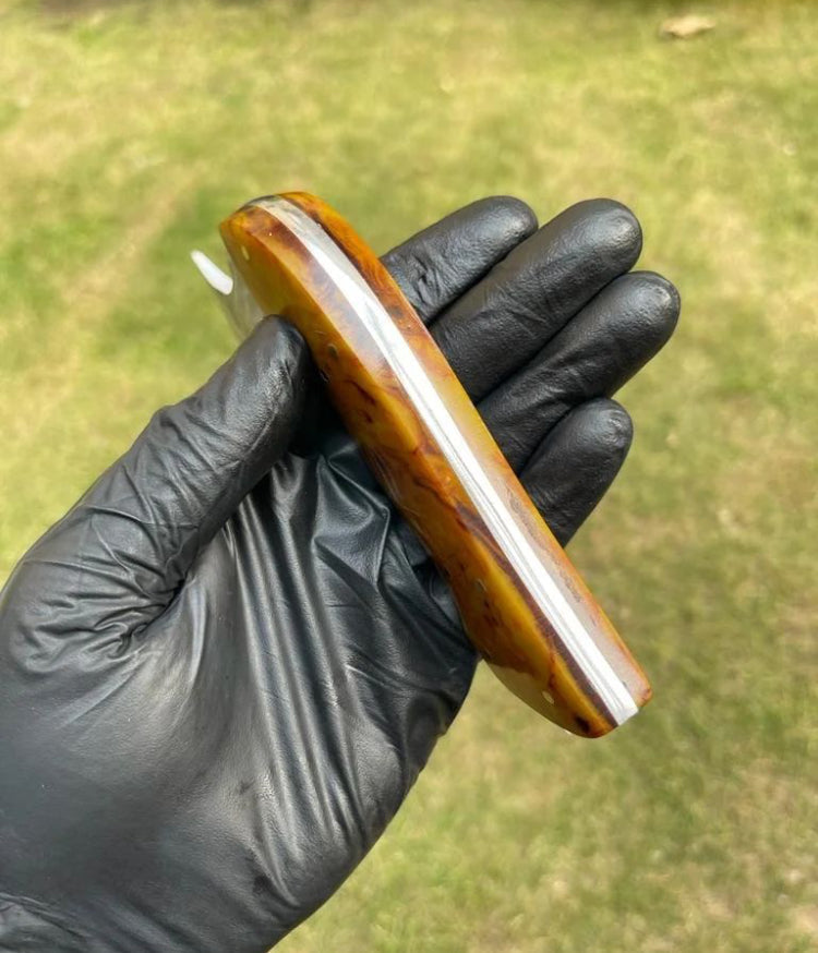 Exquisite Handforged D2 Steel Ulu Knife - PhishStones Products