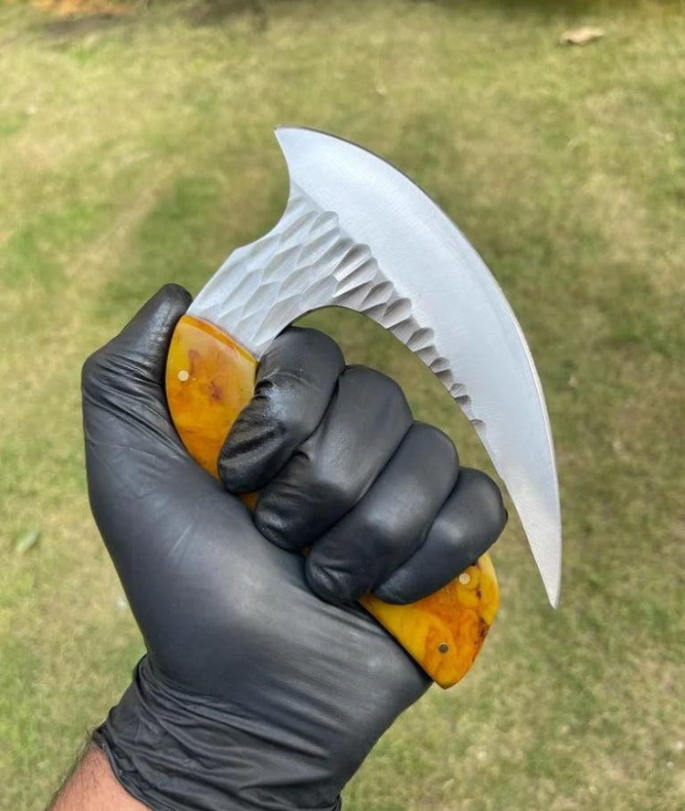 Exquisite Handforged D2 Steel Ulu Knife - PhishStones Products