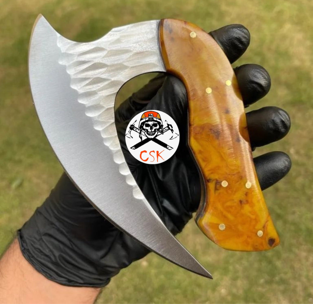 Exquisite Handforged D2 Steel Ulu Knife - PhishStones Products
