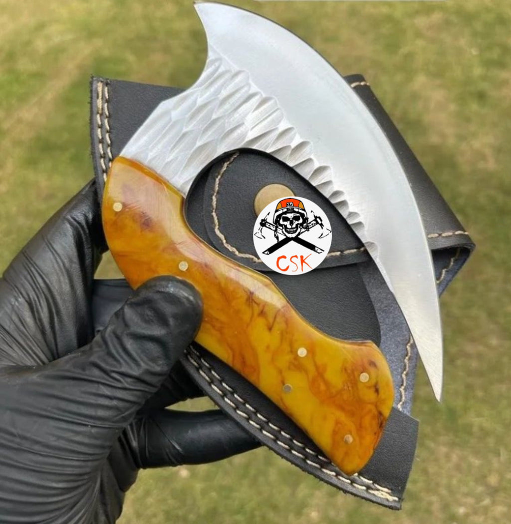 Exquisite Handforged D2 Steel Ulu Knife - PhishStones Products