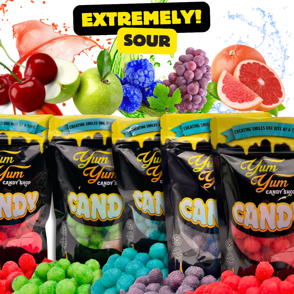 Extreme Sour Balls Candy