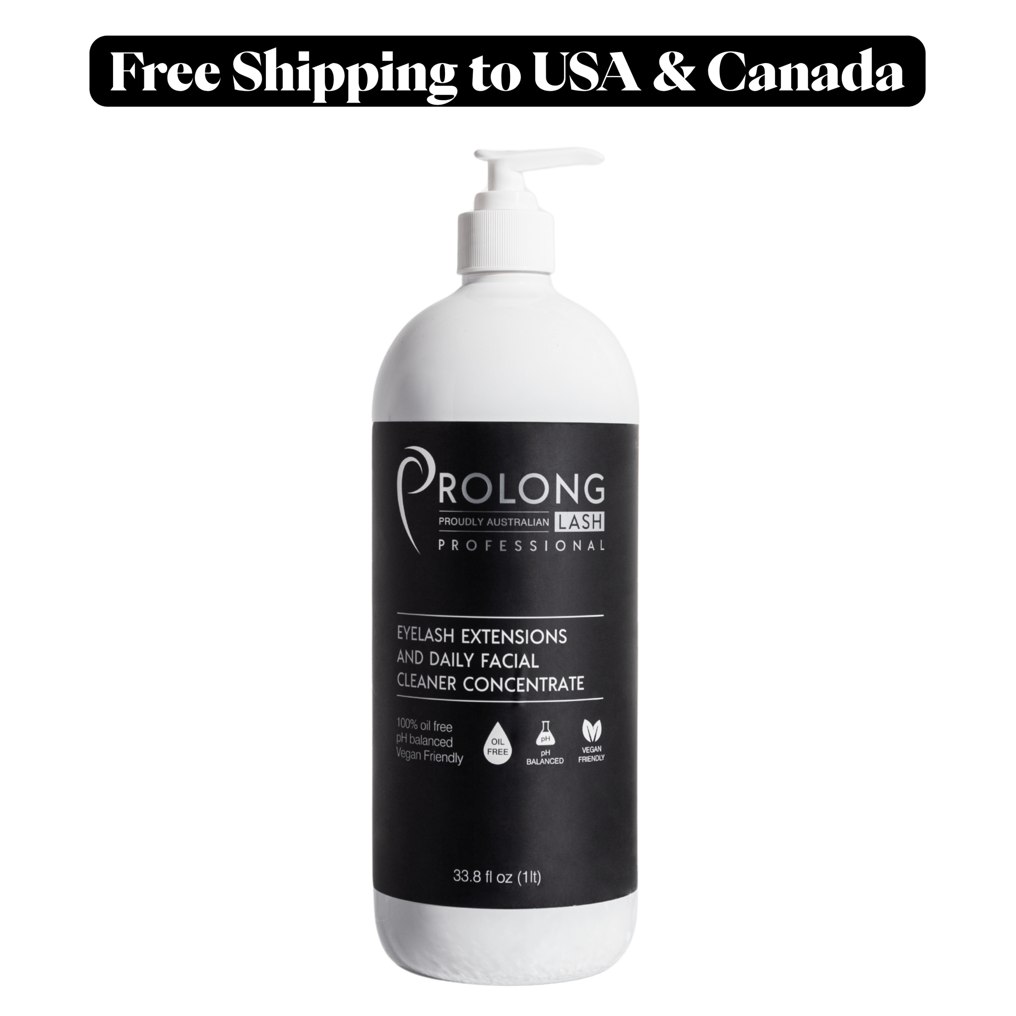 Eyelash Extension Cleanser Concentrate Professional 33.8 fl oz/1 Lt - PhishStones Products