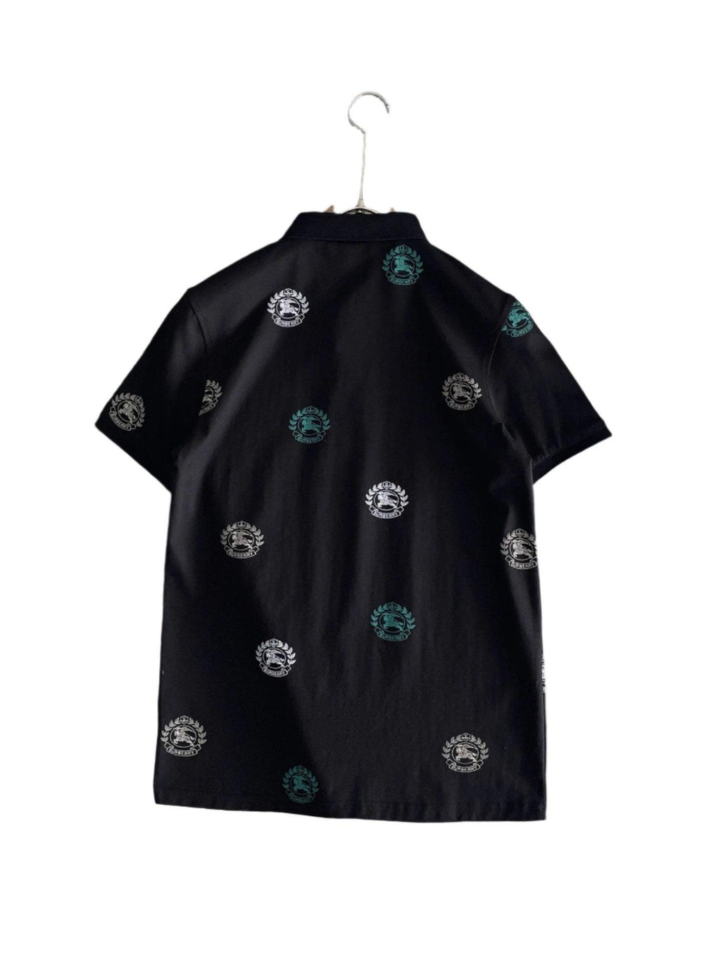 Burberry Black T-Shirt With Collar