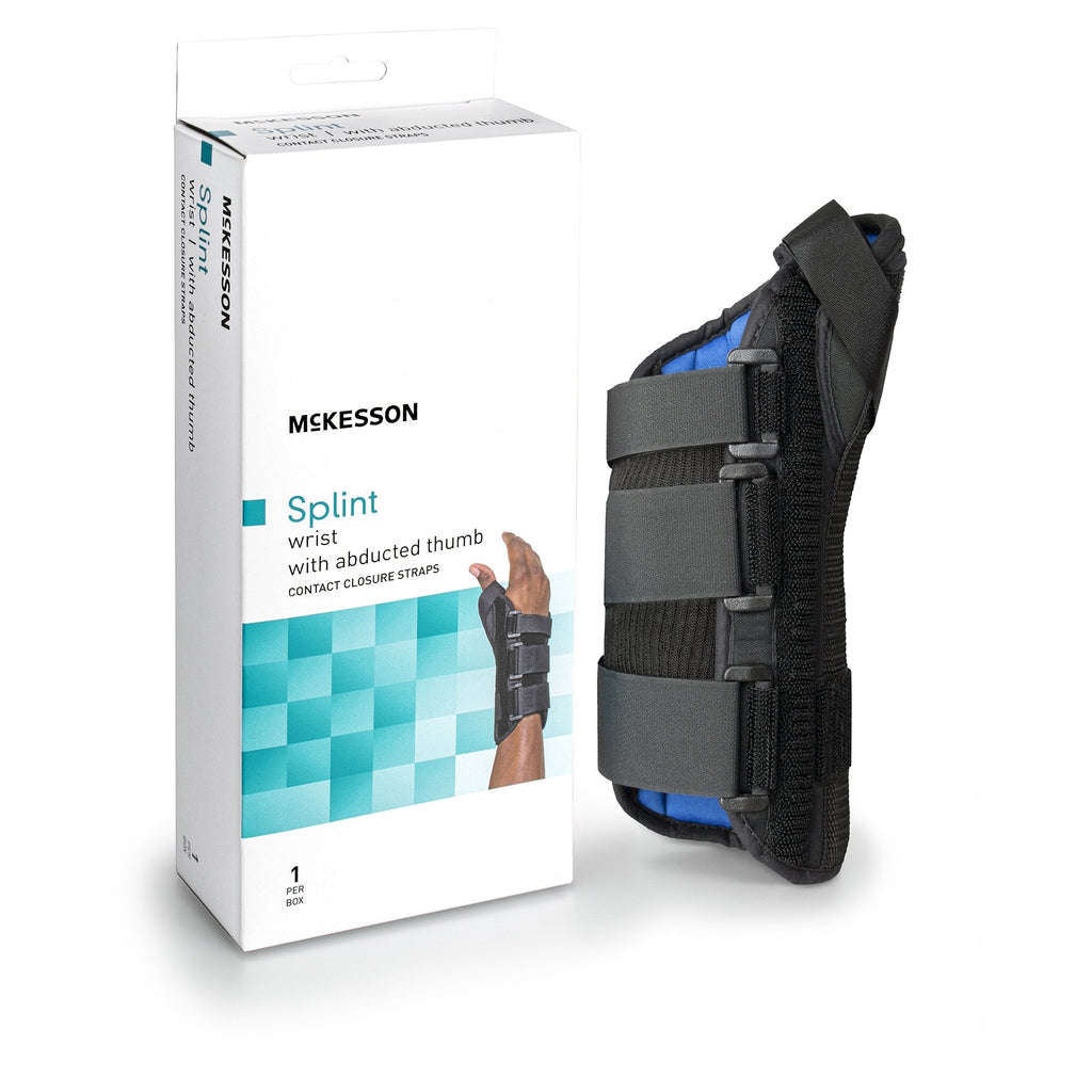 McKesson Left Wrist Splint with Abducted Thumb, Extra Large 155-81-87318