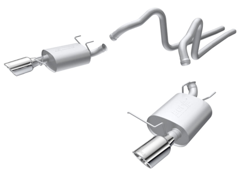 Borla 2011 Ford Mustang 3.7L 6cyl 6spd RWD SS S-Type Catback Exhaust 140375
