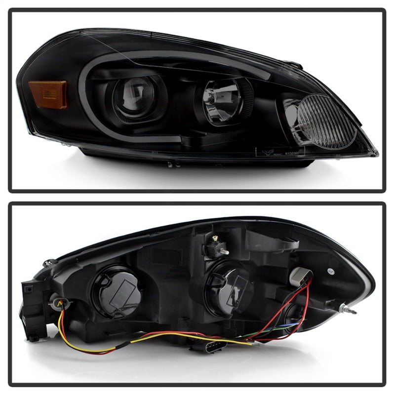 SPYDER xTune 06-13 Chevrolet Impala LED Light Bar Headlights - Black Smoke (PRO-JH-CIM06-LB-BSM) 9042256