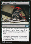 Nightmare's Thirst (M19-111) - Core Set 2019 Foil