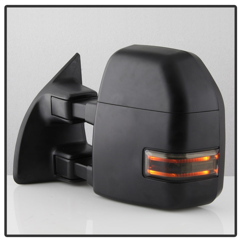 SPYDER xTune 99-07 Ford Super Duty Heated LED Signal Power Mirrors - Smk (Pair) (MIR-FDSD99S-G4-PW-SM-SET) 9943102