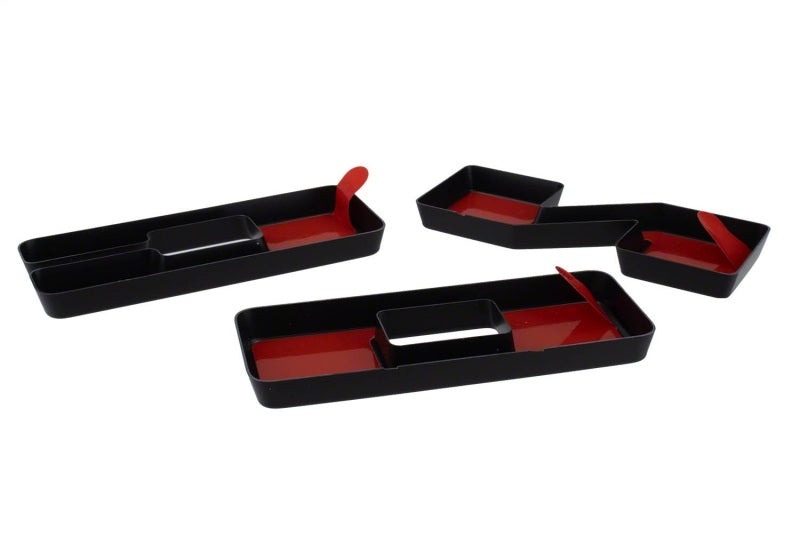 Ford Racing 2021+ Bronco Grille Lettering Overlay Kit - Black M-1447-BLMB