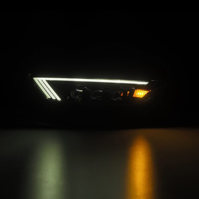 AlphaRex 15-17 Ford Mustang NOVA LED Proj HL Alpha-Black w/Activ Light/Seq. Signal + Switchback DRL 880114 *Discontinued