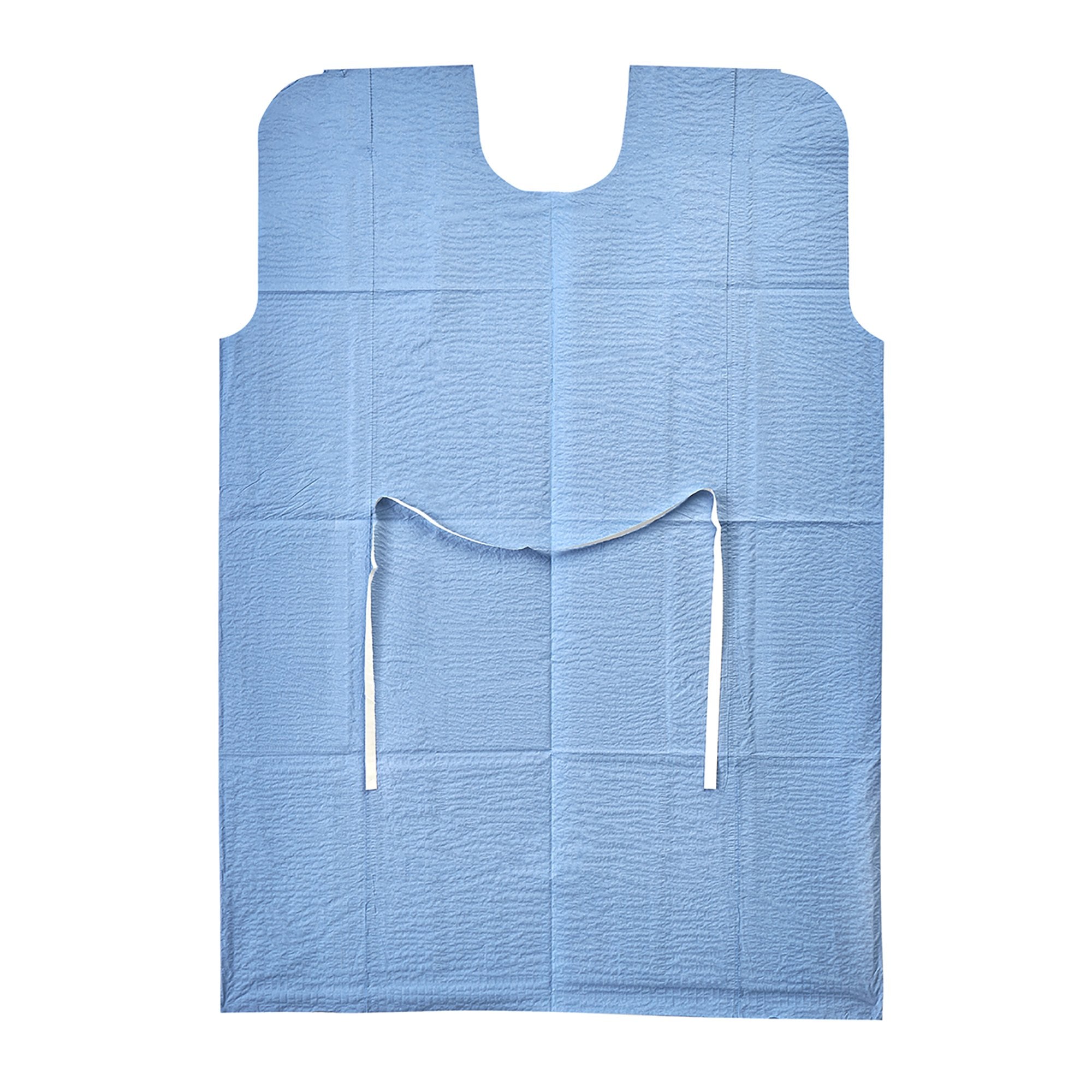Graham Medical Patient Exam Gown, Medium/Large, Blue 70228N