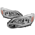 SPYDER xTune Ford Focus 2012-2014 Halogen Only OEM Style Headlights - Chrome HD-JH-FFOC12-AM-C 9037344