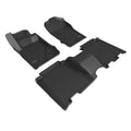 3D MAXpider 21-  Ford Bronco Kagu Rear Floorliners Black L1FR14901509