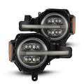 AlphaRex 21-23 Ford Bronco NOVA LED Projector Headlights Black 880260 *Discontinued