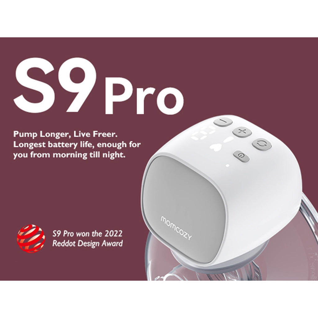 Hands Free Double Electric Breast Pump Momcozy S9 Pro-N BP091-GR00BA-A