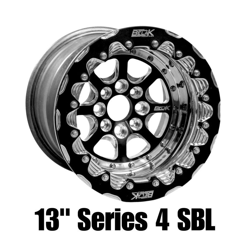 Belak Wheels Belak 13x10 / 5in BS / 4x100 BP / High Pad / Series 4 Wheel - Single Beadlock 13104100S45BS-SBL