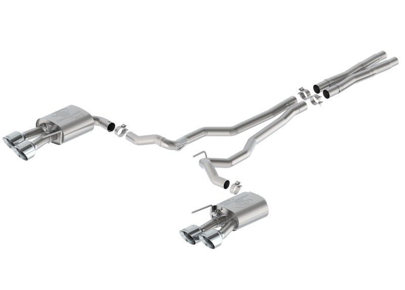 Ford Racing 2024 Mustang 5.0L Sport Cat-Back Exhaust W/Valance - Chrome Tips M-5200-M5SCVA
