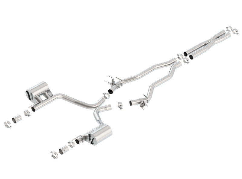 Borla 15-16 Dodge Charger SRT 392 6.4L No Tip Single Split Rear Exit ATAK w/ Valves Exhaust 140672