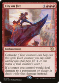 City on Fire (PPMOM-135P) - March of the Machine Promos Foil