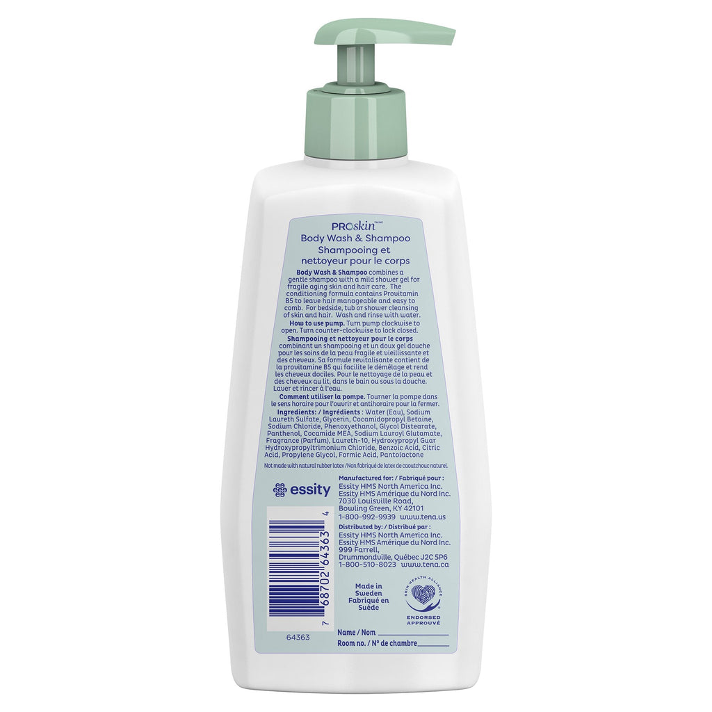 Tena® Scented Shampoo and Body Wash, 16.9 oz. Pump Bottle 64363