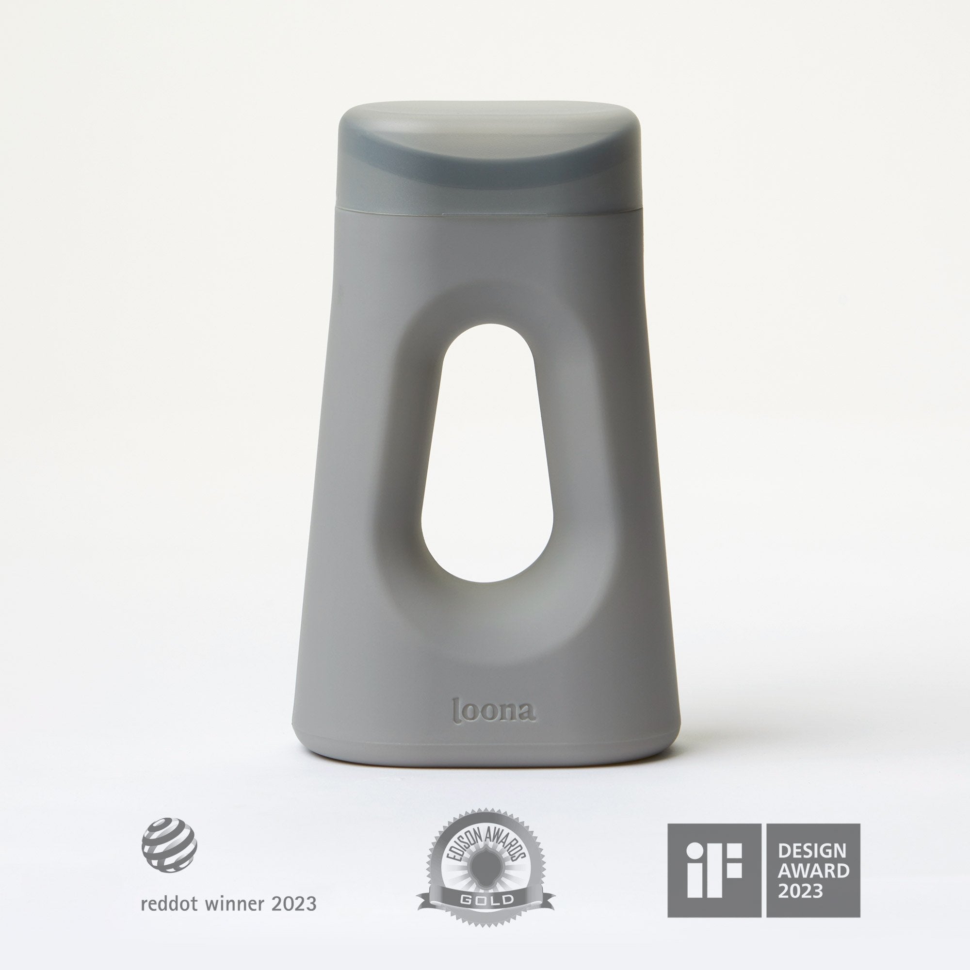 The Loona Female Urinal, Moon Grey BLOPUBSF001G