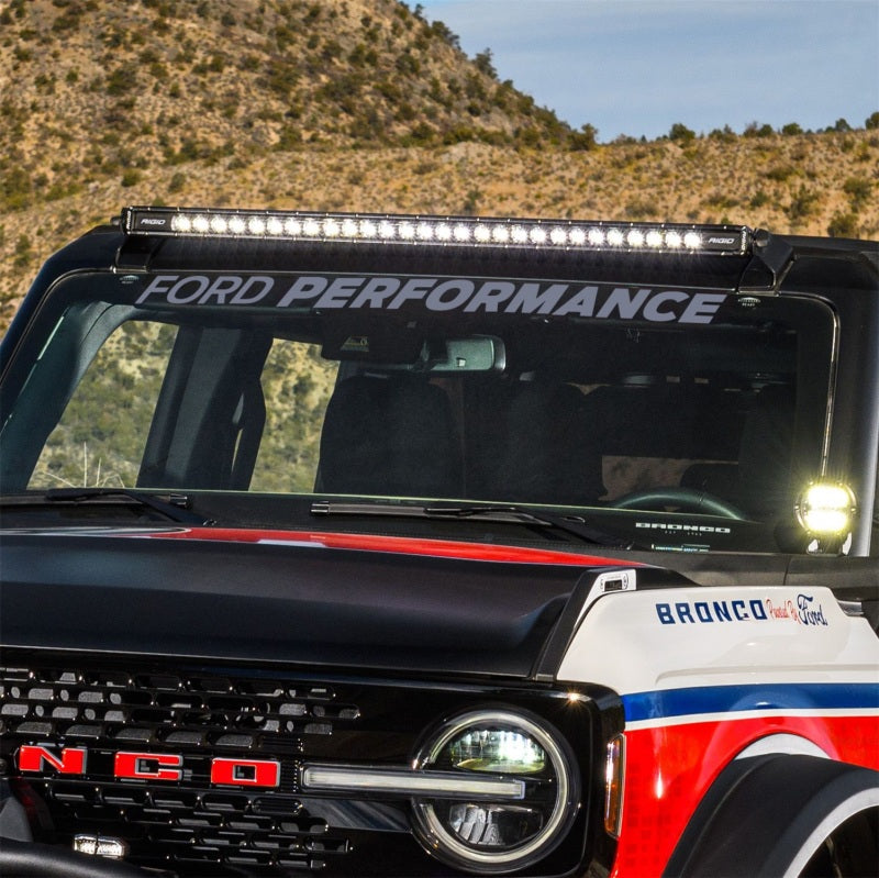 Ford Racing Ford Performance Bronco Windshield Banner - Silver M-1820-BRS