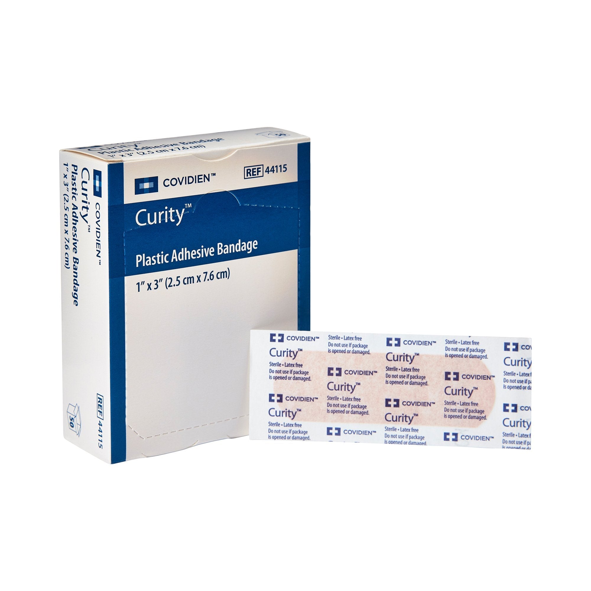 Curity™ Tan Adhesive Strip, 1 x 3 Inch 44115