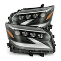 AlphaRex 14-19 Lexus GX 460 NOVA LED Projector Headlights Plank Style Black w/Activ Light/Seq Signal 880300 *Discontinued