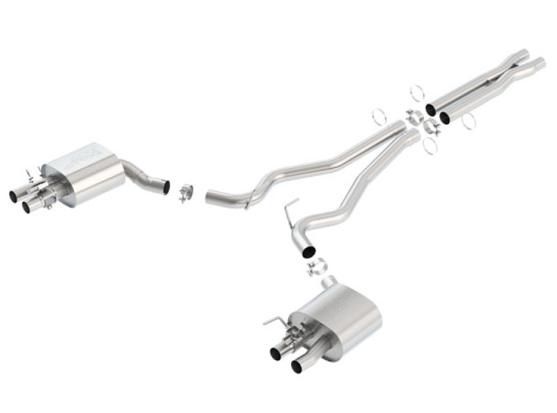 Borla 15-16 Ford Mustang Shelby GT350 5.2L ATAK Cat Back Exhaust (Uses Factory Valence) 140684